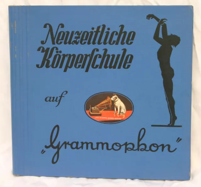 "NEUZEITLICHE KÖRPERSCHULE AUF GRAMMOPHON" leeres !!!  Album für 4 Platten AL058