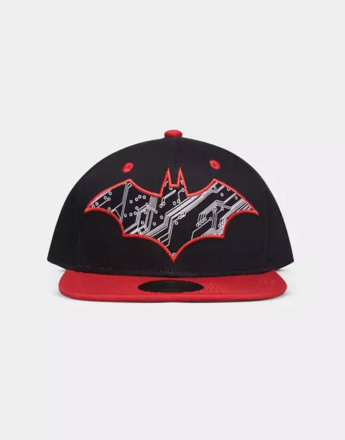 Dc Comics Batman Dark Knight Printed Bat Symbol Black Snapback Cap