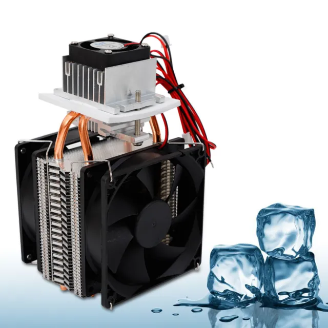 12V Refrigeration Air Cooler DIY Thermoelectric Peltier Cooling System Fan Kit