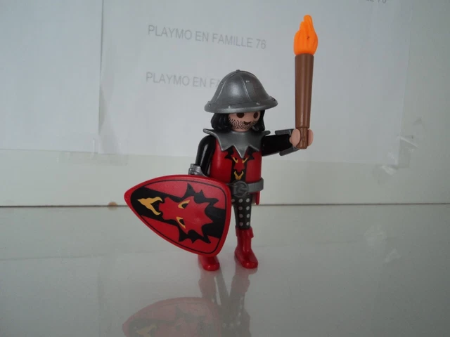 PLAYMOBIL Vintage Médiéval – Figurines Chevaliers, Château Et Chariot (1997)