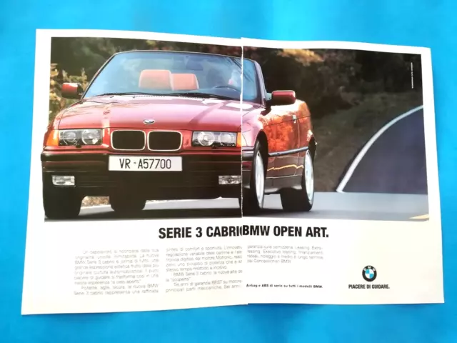 Ritaglio Di Giornale Clipping Bmw Serie 3 Cabrio Da Collezione - (164)