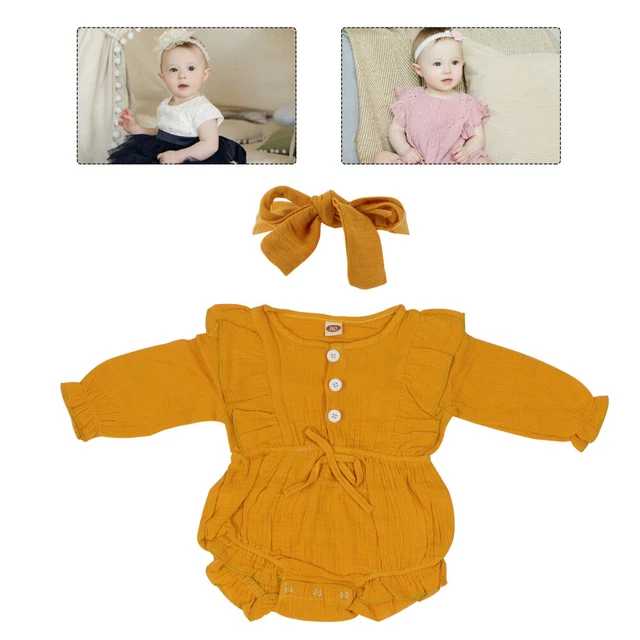 Calze neonato neonato fascia per fronte collant bambino tuta arricciata