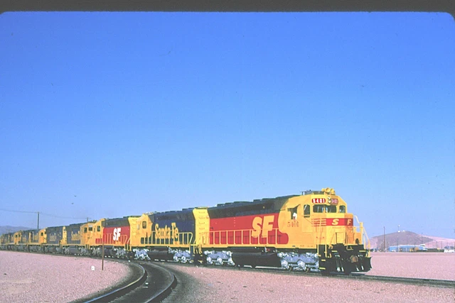 ATSF 5401 SD-45U, Barstow, CA, 09/85; Kodachrome Original EUR 7,76 ...
