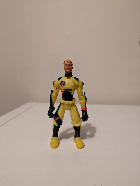 Figura De Action Man Man Atom Bicicleta D-zel Rager Original