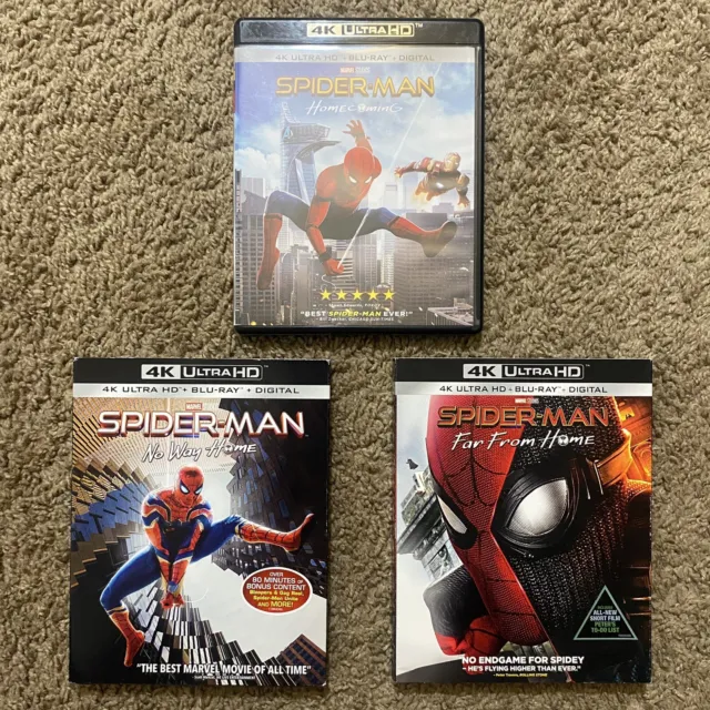 Spider-Man MCU Trilogy 4k Lot