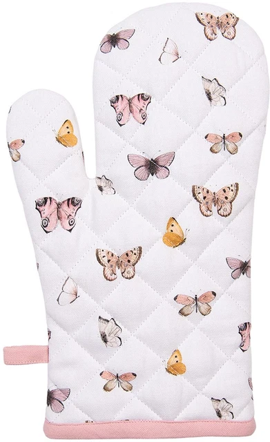Guanto forno Clayre & Eef BPD44K bambino 12x21 cm beige/rosa
