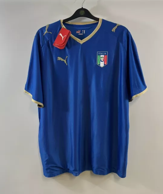 BNWT Italy Home Football Shirt 2007/08 Adults XXL Puma C395