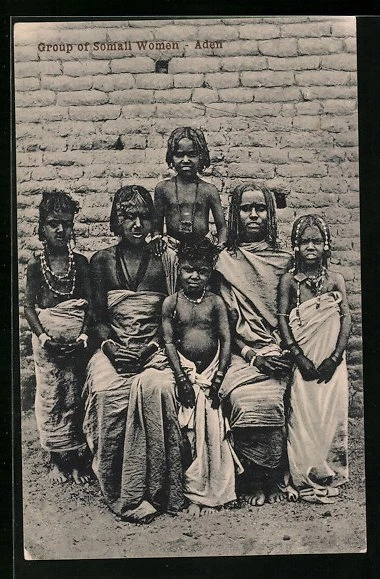 CPA Aden, Group of Somali Women, Gruppe afrikanischer Frauen