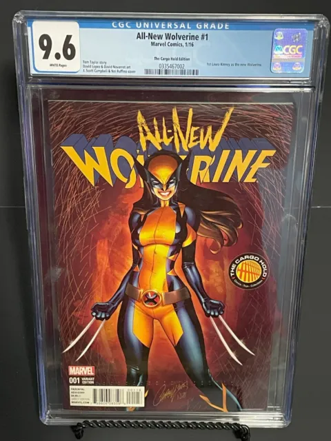 All New Wolverine #1 Cgc 9.6 Comic 2016 1St X-23 Wolverine Campbell Variant
