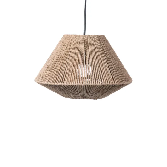 Imitazione rattan carta tessuta paralume lampada da soffitto shade lampada a sospensione