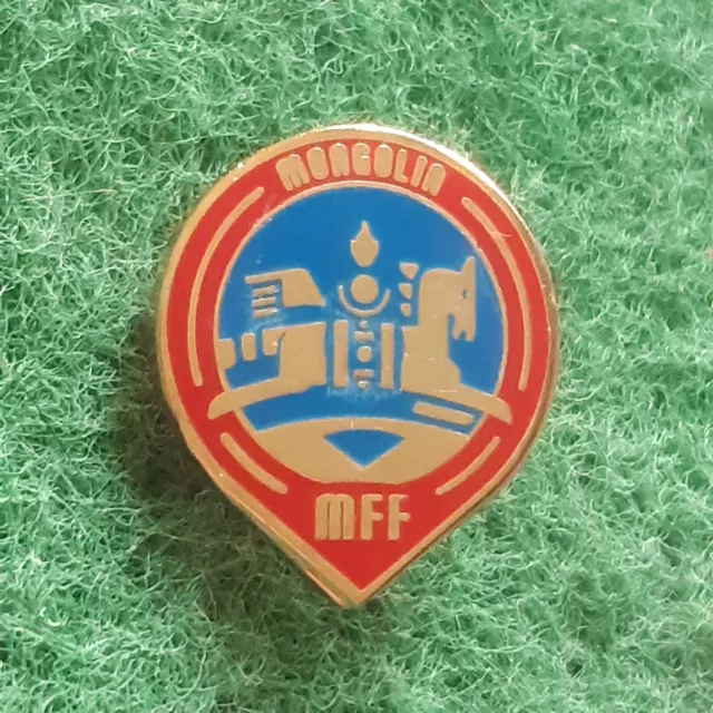 Football federation association  MONGOLIA enamel  pin badge