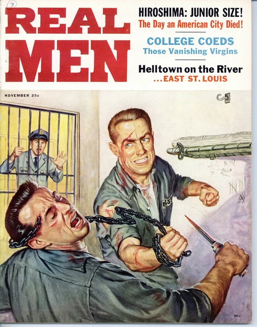 japs b0ndage 48 REAL MEN MAGAZINE Vol. 1 #5 VG 1956 $39.00 - PicClick