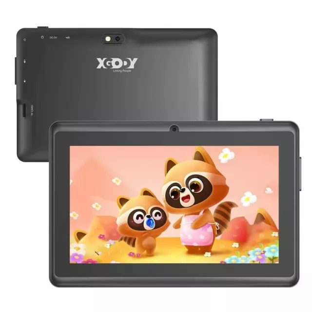 XGODY 7" Android 9.0 Tablet Dual Camera 2+16GB Parental Control For Kids WLAN DE