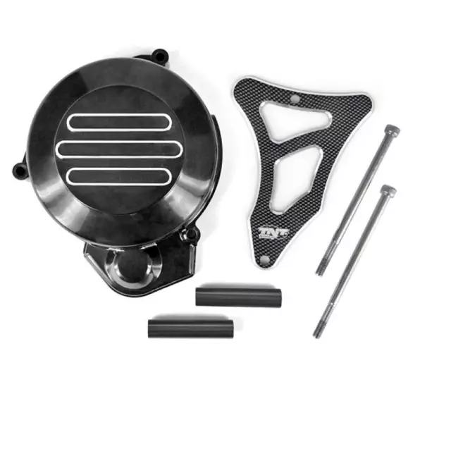 289069M Copri Carter Volano + Copri Pignone Nero / Carbon Look Gilera Smt 50 200