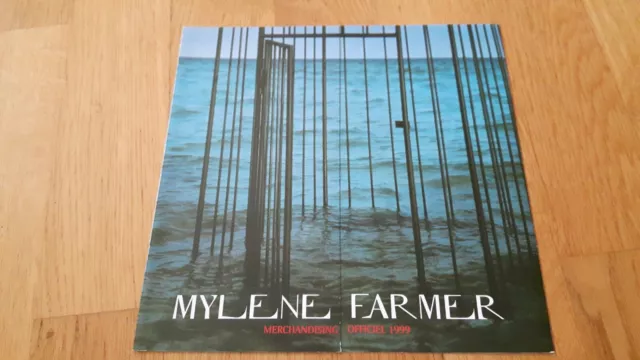 Depliant Merchandising Officiel Mylene Farmer Innamoramento 1999
