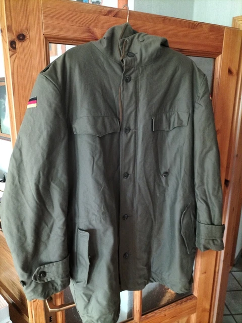 Original Niederlandischer Militarparka Mit Fleece Gefutterte Kaltwetter Armeejacke In Blau