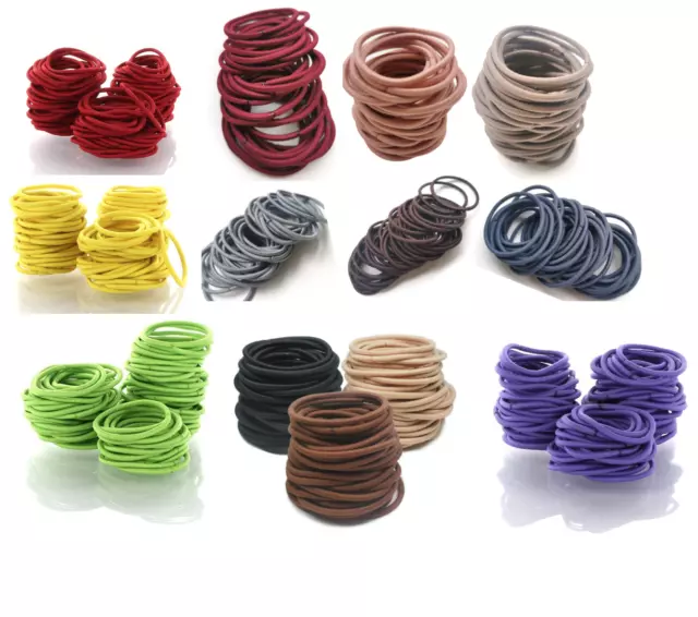 Women Girls Medium Hair Band Ties Rope Hair Elastic Hairband Ponytail Holder