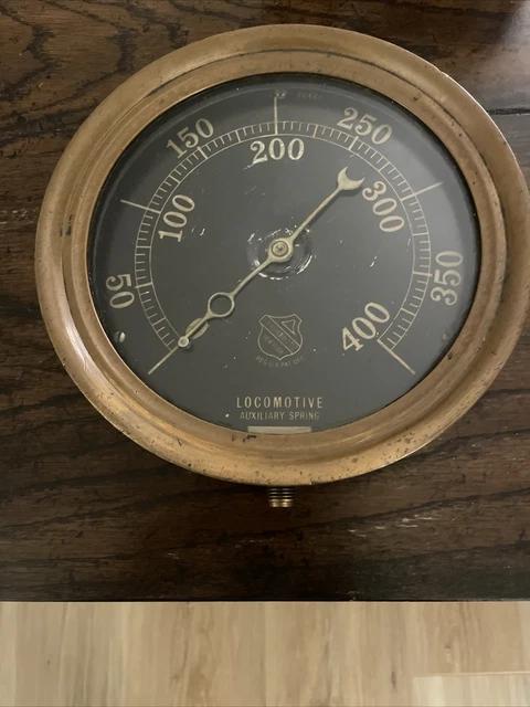 Locomotive Steam Pressure Gauge-Ashcroft