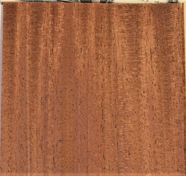 African Mahogany Raw Wood Unbacked Veneer 37 x 6 inches          6925-39
