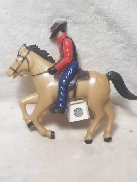 Vintage 1980's Cowboy On Horse Wall Plug Night Light Western Tested And Working
