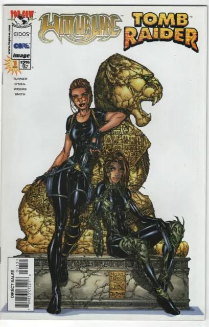 Tomb Raider/Witchblade#1 1St Appearance Of Lara Croft Gga Michael Turner Cover