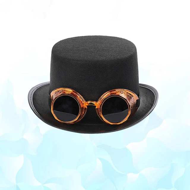 Cappello jazz donna cosplay oggetti di scena cosplay vittoriano ingranaggi occhiali