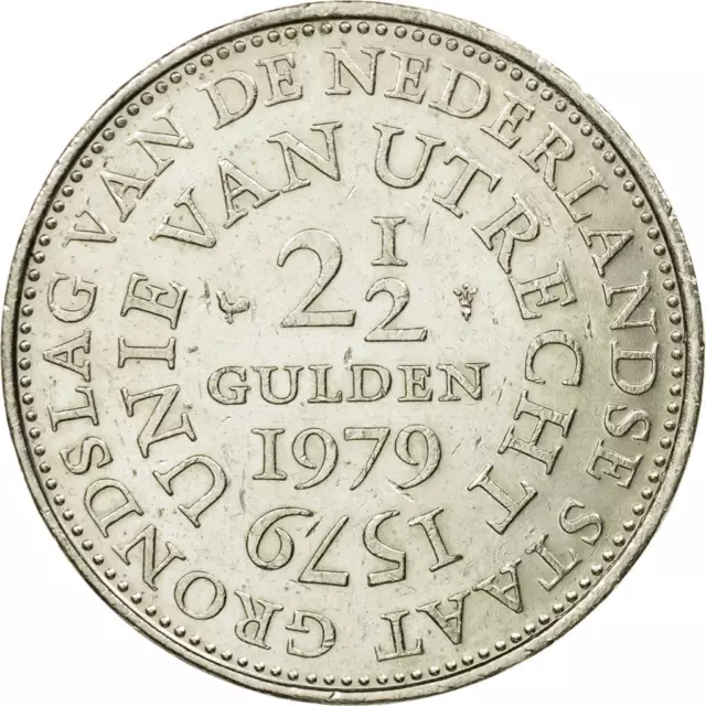 Netherlands Coin 2½ Gulden | Queen Juliana | 1979