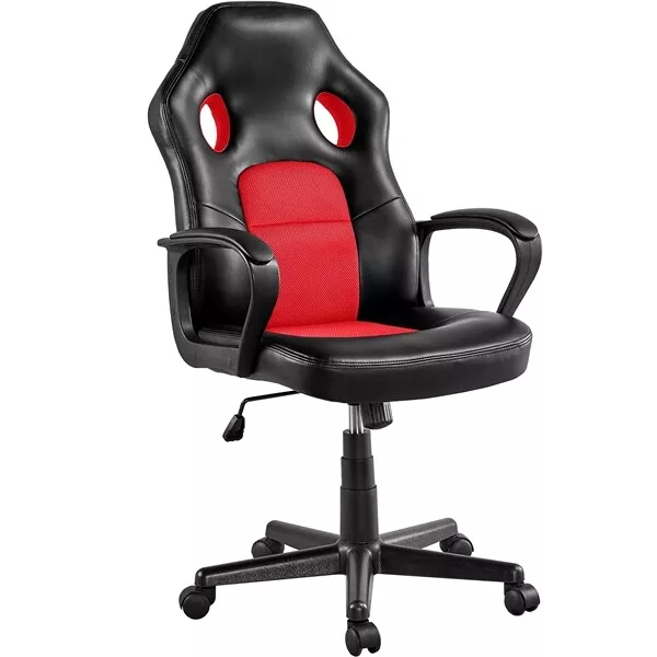 Home Office Desk Chair Leather Gaming Chair High Back Ergonomic Computer Chair