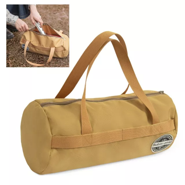 Handy Tool Kit Cylinder Bag for Earth Nails Hammer and Camping Essentials
