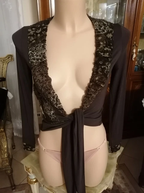 golfino donna in viscosa Santhià marrone TG m