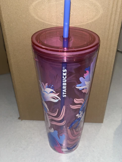 Starbucks Summer 2023 Pink Floral 24oz Cold Cup Free Shipping