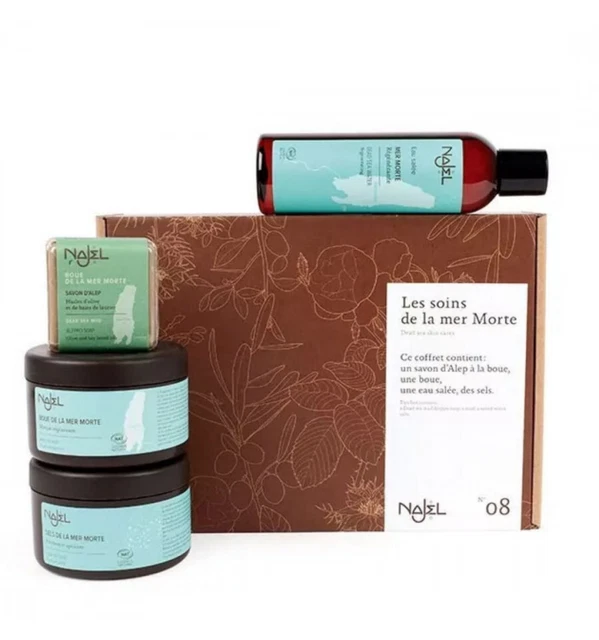 Coffret cadeau "Les soins de la mer Morte " : soins visage, corps & cheveux