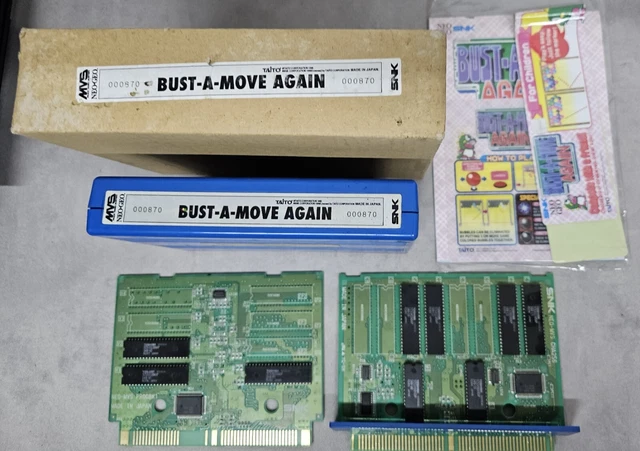 Jeu Neo Geo MVS Flip Shot Full Kit - étiquette Originale Holographique, Occaz
