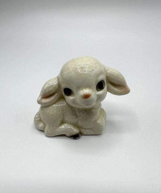 Goebel Krippenfigur Schaf - Handbemaltes Steingut 6cm