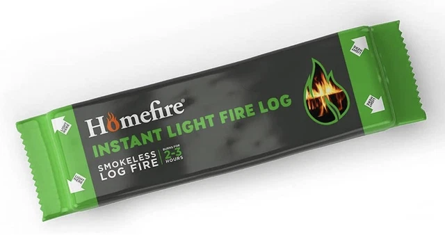 10 X Firelog a legna istantanei senza fumo luce camino a legna senza fumo S888