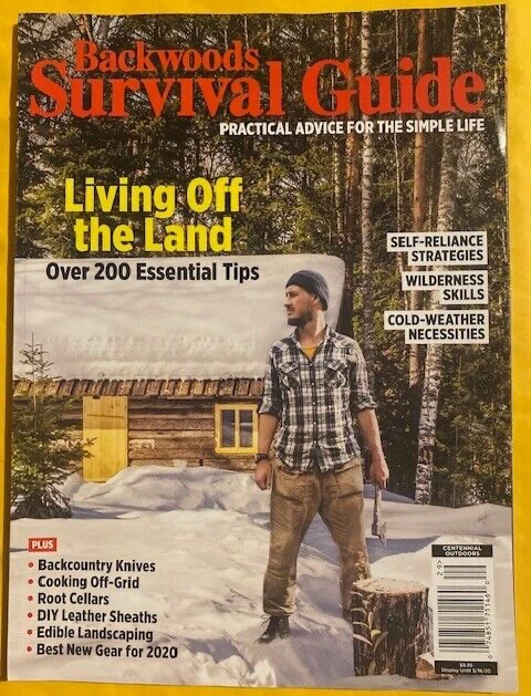 BACKWOODS SURVIVAL GUIDE living off the land SELF-RELIANCE cooking 200 ...
