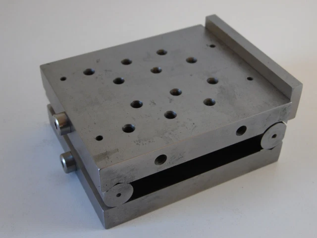 3" Precision compound Sine Plate 3" W x 3.5" L Machinist's Sine Bar 10/32 tapped