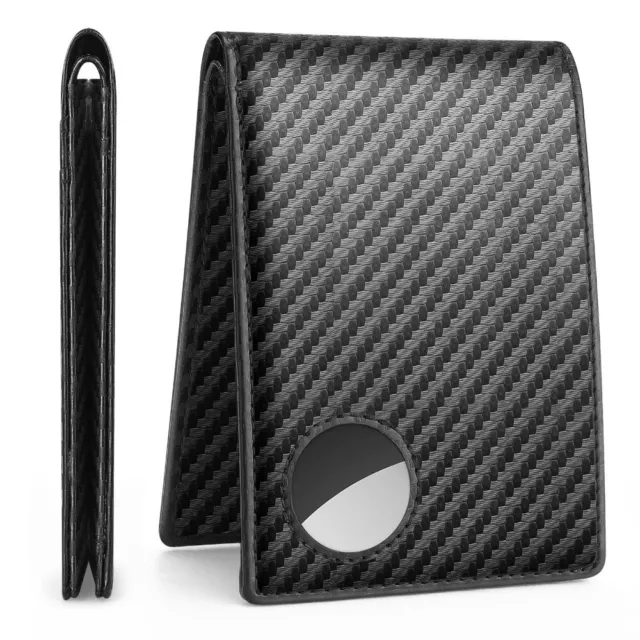 Multifunctional Microfiber RFID Wallet Multi-card Wallet for Apple AirTag Gifts