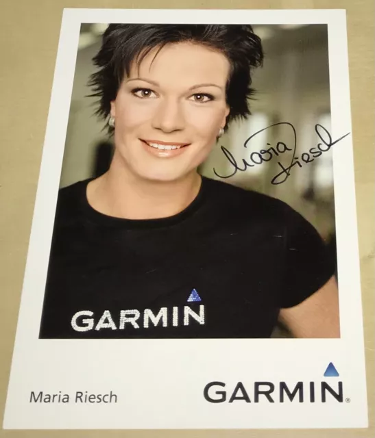 Maria Höfl Riesch Original signierte Autogrammkarte Autogramm Karte Ski Alpin #1