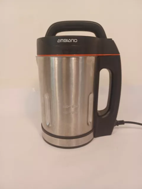 Ambiano Soup Maker 1.6 Litre Stainless Steel PAT Tested Working Unboxed Z11 Y456