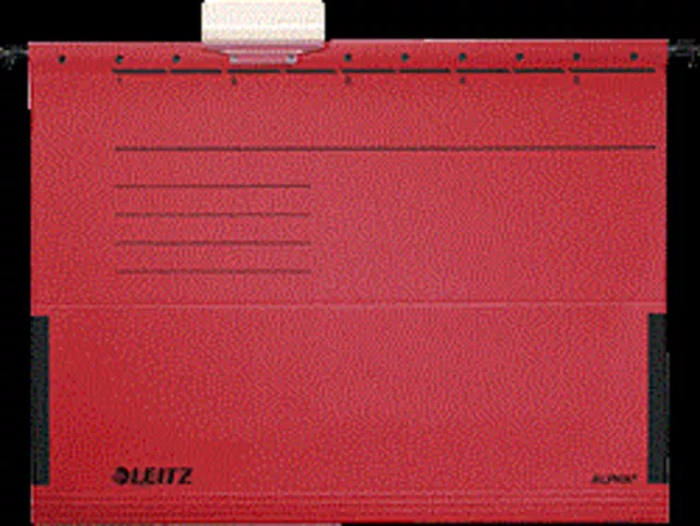 Leitz 19863025 ALPHA® Hängetaschen, rot