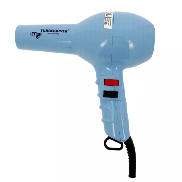 ETI 2000 Turbo Hairdryer - Sky Blue - FREE P&P