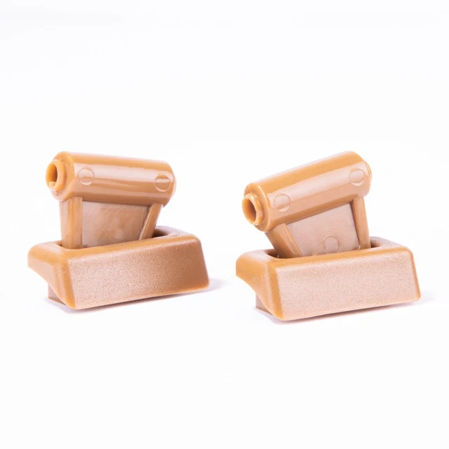 Clips Pare-Soleil Pour Mercedes W201, W123, W124, W126, W140 - Lot De 2 - Couleur Beige - Remplacement Facile