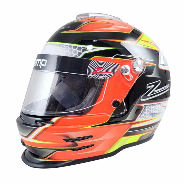 Karthelm Zamp  RZ 42 youth orange-gelb CMR 2016 Kart Helm Helmet