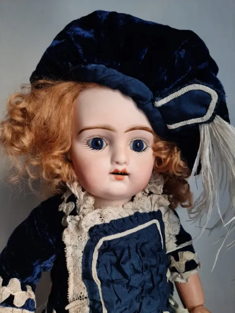 Rare Antique bisque  French doll Pintel & Godchaux, 35 cm, marked C P7G