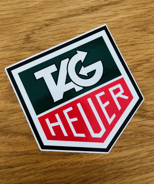Tag Heuer Old School Autocollant Sticker Rétro Montre Motorsport Course - Foto 2