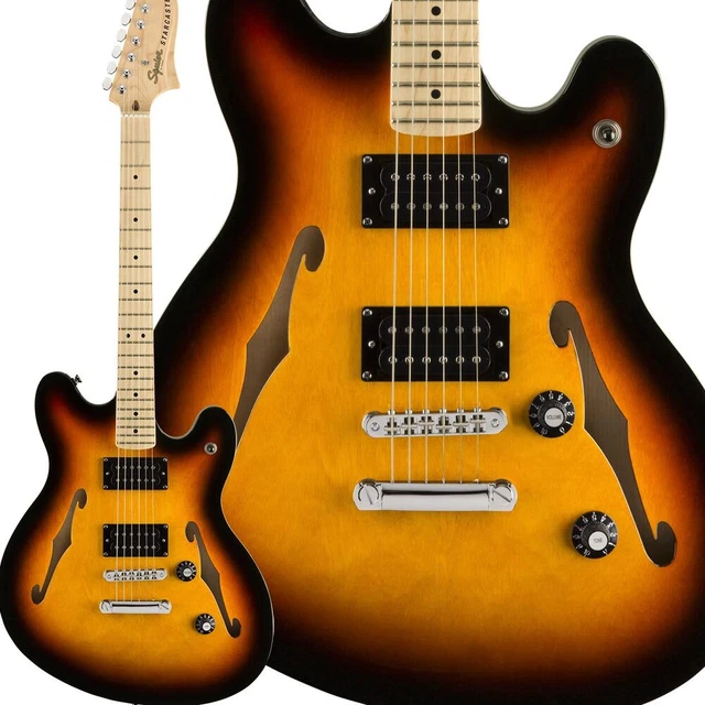 Squier By Fender Affinity Series Starcaster Maple Fingerboard 3-Color Sunburst