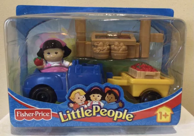 vintage Fisher & Price Little People 77715 TRUCK & TRAILER ,2002