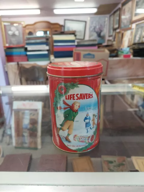 Vintage 1991 Life Savers Limited Edition Christmas Holiday Keepsake Tin