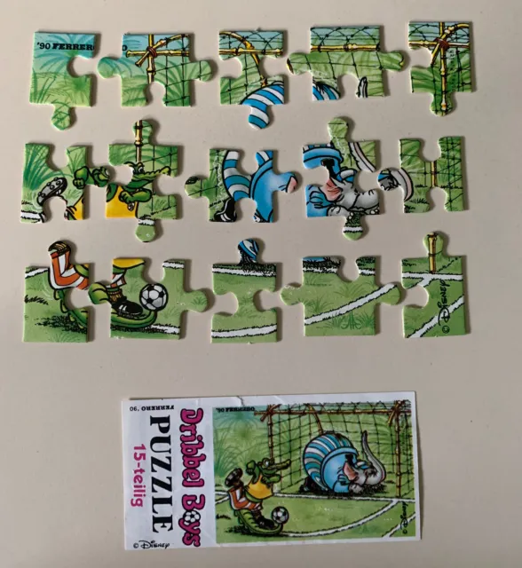 Ü-Ei Puzzle Die Dribbel Boys 1990 m. Beipackzettel Überraschungsei - siehe Fotos